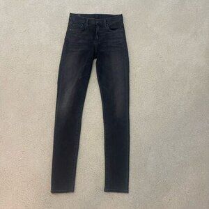 Citizens of Humanity Black/Grey Rocket High Rise Skinny Jean Size 25!